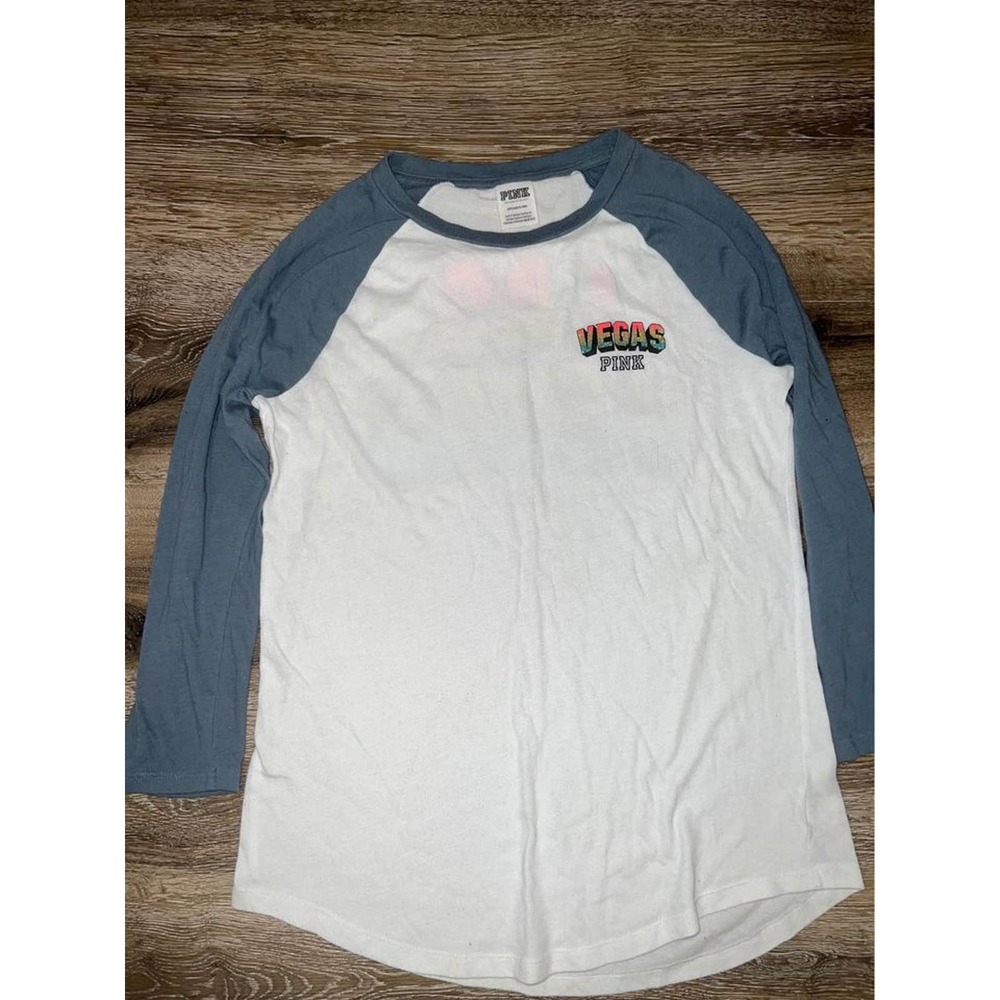 Pink Victoria secret women’s Las Vegas tee size small
